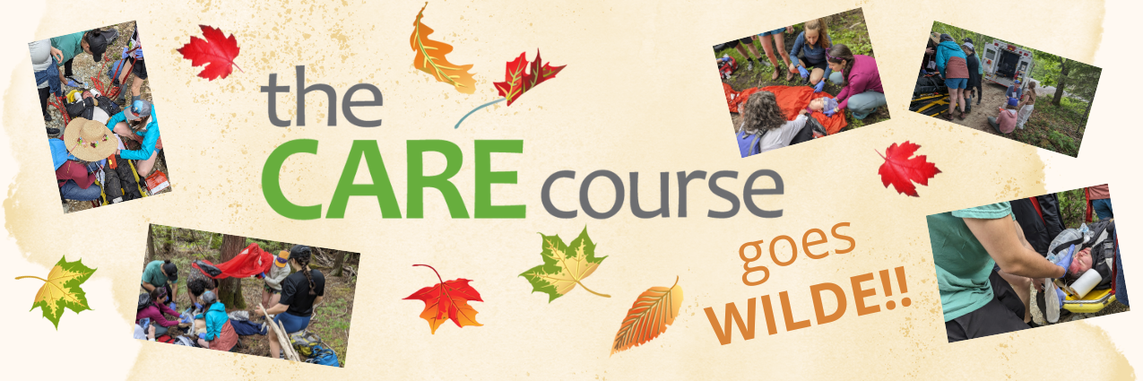 The CARE Course goes WILDE! banner
